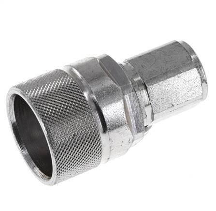 Steel DN 10 Hydraulic Coupling Plug M16x1.5 Female Threads ISO 14541 D M28 x 2