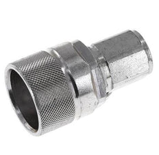 Steel DN 10 Hydraulic Coupling Plug M16x1.5 Female Threads ISO 14541 D M28 x 2