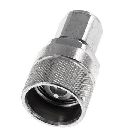 Steel DN 10 Hydraulic Coupling Plug M16x1.5 Female Threads ISO 14541 D M28 x 2