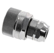 Steel DN 12.5 Hydraulic Coupling Plug G 3/8 inch Female Threads ISO 14541 D M36 x 2