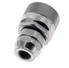Steel DN 12.5 Hydraulic Coupling Plug G 3/8 inch Female Threads ISO 14541 D M36 x 2