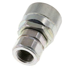Steel DN 12.5 Hydraulic Coupling Plug G 1/2 inch Female Threads ISO 14541 D M36 x 2