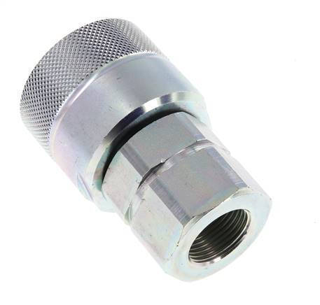 Steel DN 25 Hydraulic Coupling Plug G 3/4 inch Female Threads D M48 x 3