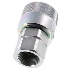 Steel DN 25 Hydraulic Coupling Plug G 1 inch Female Threads D M48 x 3