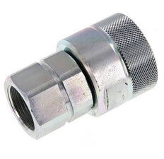 Steel DN 25 Hydraulic Coupling Plug G 1 inch Female Threads D M48 x 3