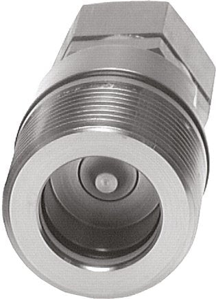 Stainless Steel DN 31.5 Hydraulic Coupling Socket G 1 1/2 inch Female Threads D M70 x 3
