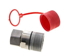 Stainless Steel DN 31.5 Hydraulic Coupling Socket G 1 1/2 inch Female Threads D M70 x 3