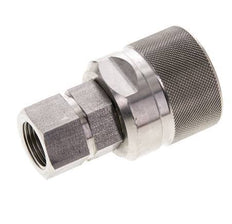 Stainless Steel DN 10 Hydraulic Coupling Plug G 3/8 inch Female Threads ISO 14541 D M28 x 2
