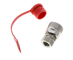 Stainless Steel DN 12.5 Hydraulic Coupling Plug G 1/2 inch Female Threads ISO 14541 D M36 x 2