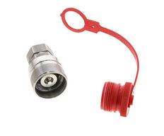 Stainless Steel DN 12.5 Hydraulic Coupling Plug G 1/2 inch Female Threads ISO 14541 D M36 x 2