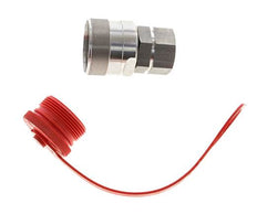 Stainless Steel DN 20 Hydraulic Coupling Plug G 3/4 inch Female Threads ISO 14541 D M42 x 2