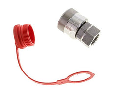 Stainless Steel DN 20 Hydraulic Coupling Plug G 3/4 inch Female Threads ISO 14541 D M42 x 2