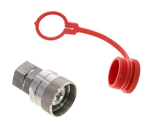 Stainless Steel DN 20 Hydraulic Coupling Plug G 3/4 inch Female Threads ISO 14541 D M42 x 2