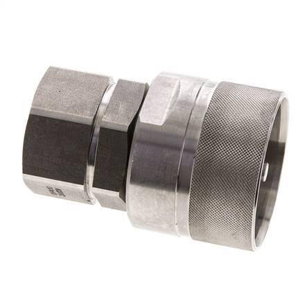 Stainless Steel DN 25 Hydraulic Coupling Plug G 1 inch Female Threads D M48 x 3