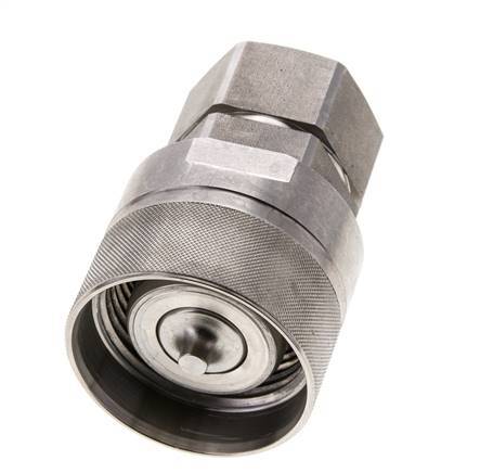 Stainless Steel DN 25 Hydraulic Coupling Plug G 1 inch Female Threads D M48 x 3
