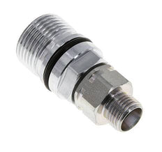 Steel DN 10 Hydraulic Coupling Socket 10 mm L Compression Ring ISO 14541/8434-1 D M28 x 2