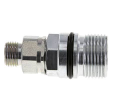 Steel DN 10 Hydraulic Coupling Socket 10 mm L Compression Ring ISO 14541/8434-1 D M28 x 2