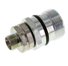 Steel DN 12.5 Hydraulic Coupling Socket 12 mm L Compression Ring ISO 14541/8434-1 D M36 x 2