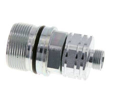Steel DN 20 Hydraulic Coupling Socket 12 mm L Compression Ring ISO 14541/8434-1 D M42 x 2