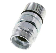 Steel DN 25 Hydraulic Coupling Socket 35 mm L Compression Ring ISO 8434-1 D M48 x 3