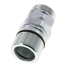 Steel DN 25 Hydraulic Coupling Socket 35 mm L Compression Ring ISO 8434-1 D M48 x 3