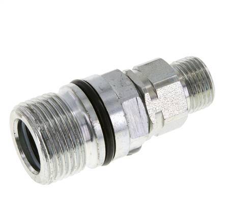 Steel DN 10 Hydraulic Coupling Socket 10 mm S Compression Ring ISO 14541/8434-1 D M28 x 2