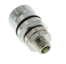 Steel DN 12.5 Hydraulic Coupling Socket 10 mm S Compression Ring ISO 14541/8434-1 D M36 x 2