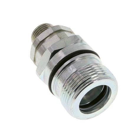 Steel DN 12.5 Hydraulic Coupling Socket 10 mm S Compression Ring ISO 14541/8434-1 D M36 x 2