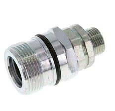 Steel DN 12.5 Hydraulic Coupling Socket 12 mm S Compression Ring ISO 14541/8434-1 D M36 x 2