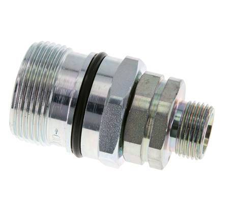 Steel DN 12.5 Hydraulic Coupling Socket 12 mm S Compression Ring ISO 14541/8434-1 D M36 x 2