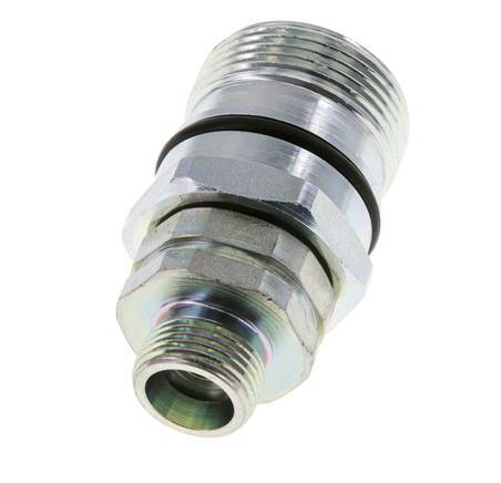 Steel DN 12.5 Hydraulic Coupling Socket 12 mm S Compression Ring ISO 14541/8434-1 D M36 x 2