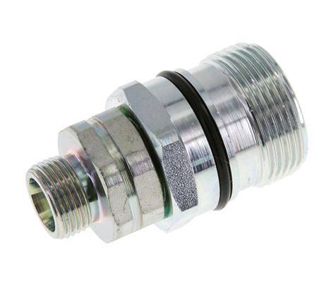 Steel DN 12.5 Hydraulic Coupling Socket 12 mm S Compression Ring ISO 14541/8434-1 D M36 x 2