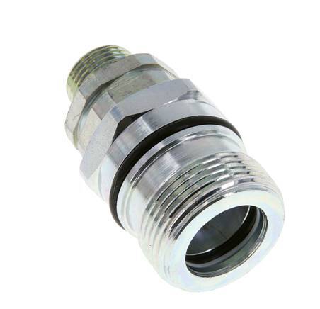 Steel DN 12.5 Hydraulic Coupling Socket 12 mm S Compression Ring ISO 14541/8434-1 D M36 x 2