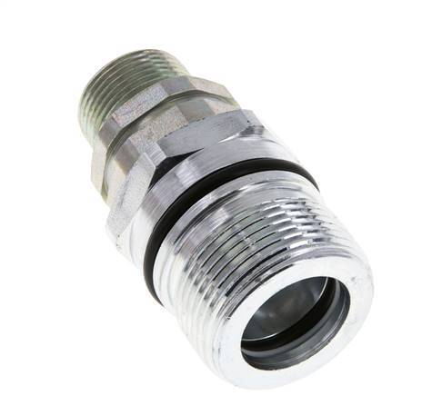 Steel DN 12.5 Hydraulic Coupling Socket 16 mm S Compression Ring ISO 14541/8434-1 D M36 x 2
