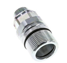 Steel DN 25 Hydraulic Coupling Socket 20 mm S Compression Ring ISO 8434-1 D M48 x 3