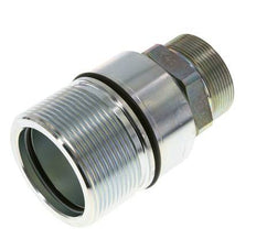 Steel DN 31.5 Hydraulic Coupling Socket 38 mm S Compression Ring ISO 8434-1 D M70 x 3
