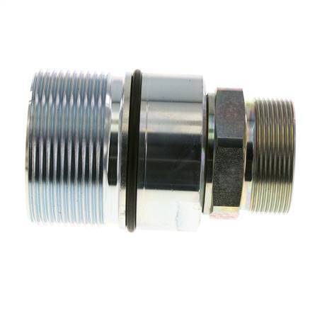 Steel DN 31.5 Hydraulic Coupling Socket 38 mm S Compression Ring ISO 8434-1 D M70 x 3