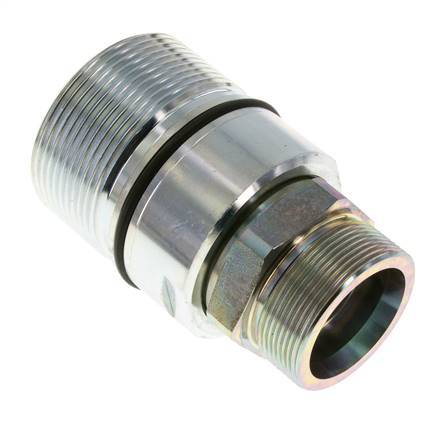 Steel DN 31.5 Hydraulic Coupling Socket 38 mm S Compression Ring ISO 8434-1 D M70 x 3