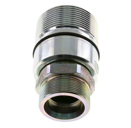 Steel DN 31.5 Hydraulic Coupling Socket 38 mm S Compression Ring ISO 8434-1 D M70 x 3