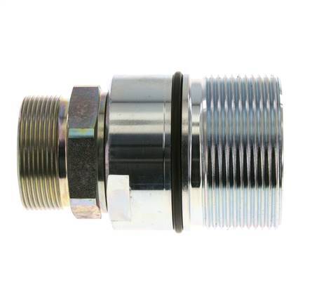 Steel DN 31.5 Hydraulic Coupling Socket 38 mm S Compression Ring ISO 8434-1 D M70 x 3