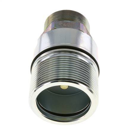 Steel DN 31.5 Hydraulic Coupling Socket 38 mm S Compression Ring ISO 8434-1 D M70 x 3