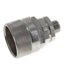 Steel DN 12.5 Hydraulic Coupling Plug 10 mm L Compression Ring ISO 14541/8434-1 D M36 x 2