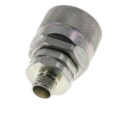 Steel DN 12.5 Hydraulic Coupling Plug 10 mm L Compression Ring ISO 14541/8434-1 D M36 x 2