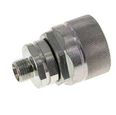 Steel DN 12.5 Hydraulic Coupling Plug 10 mm L Compression Ring ISO 14541/8434-1 D M36 x 2