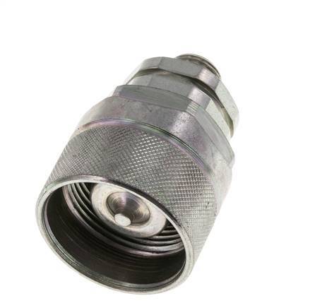 Steel DN 12.5 Hydraulic Coupling Plug 10 mm L Compression Ring ISO 14541/8434-1 D M36 x 2
