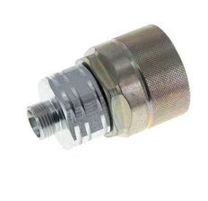 Steel DN 20 Hydraulic Coupling Plug 12 mm L Compression Ring ISO 14541/8434-1 D M42 x 2