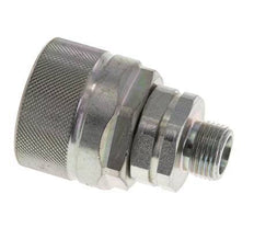 Steel DN 12.5 Hydraulic Coupling Plug 10 mm S Compression Ring ISO 14541/8434-1 D M36 x 2