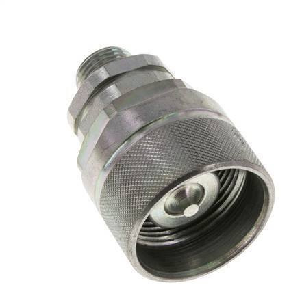 Steel DN 12.5 Hydraulic Coupling Plug 10 mm S Compression Ring ISO 14541/8434-1 D M36 x 2