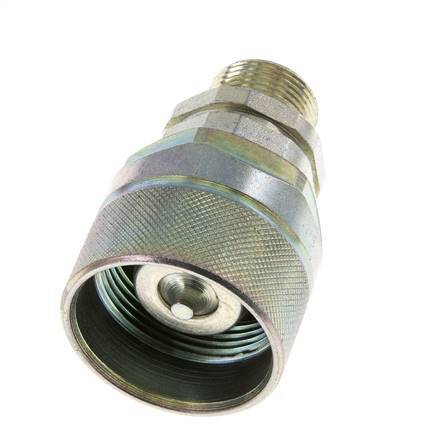 Steel DN 12.5 Hydraulic Coupling Plug 14 mm S Compression Ring ISO 14541/8434-1 D M36 x 2