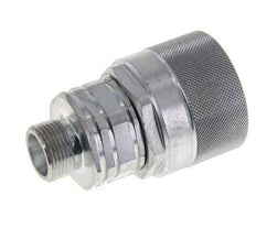 Steel DN 20 Hydraulic Coupling Plug 14 mm S Compression Ring ISO 14541/8434-1 D M42 x 2